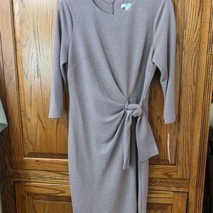 NWT London Times Sexy Sparkling Silver Dress from Dillards